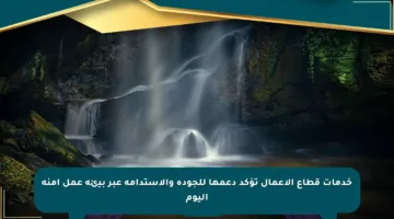 خدمات قطاع الأعمال تؤكد دعمها للجودة والاستدامة عبر بيئة عمل آمنة اليوم